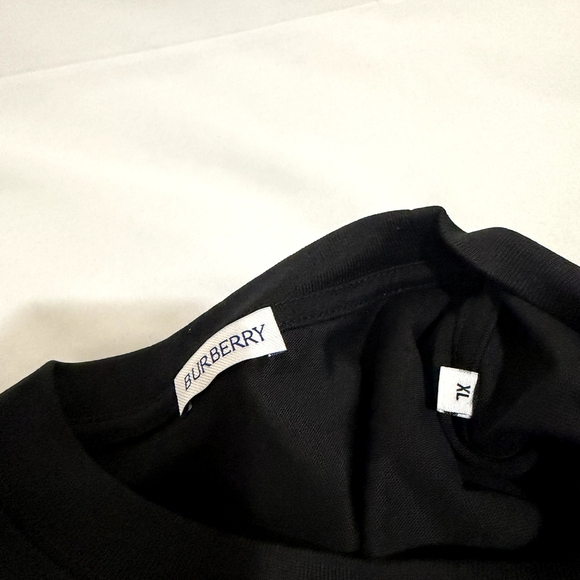 Burberry Black Tee with Knight Logo - Picture 3 of 3